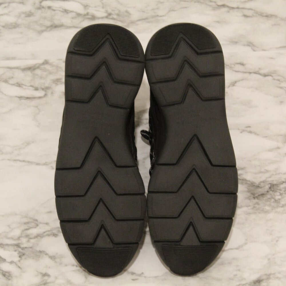 Louis Vuitton Fastlane Monogram Sneakers Black Denim LV size 8.5 - Picture 7 of 12